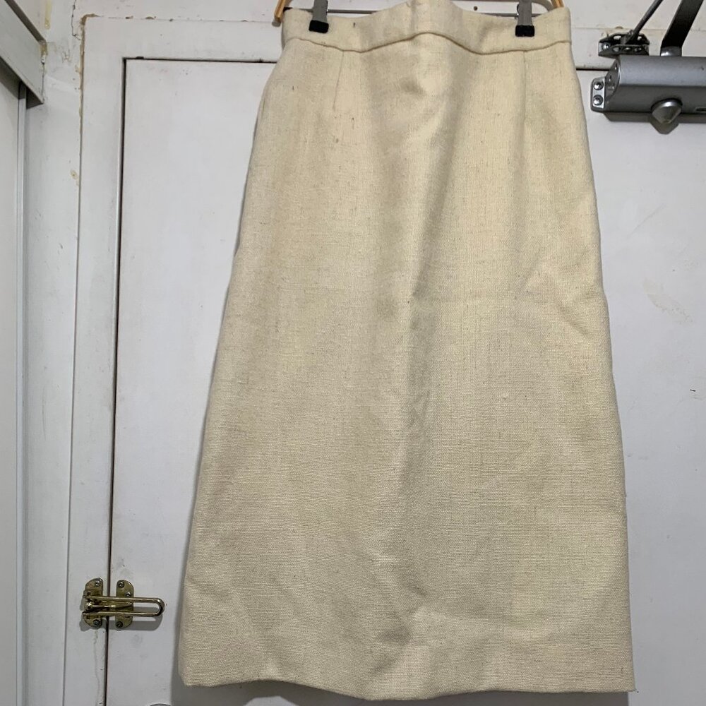 VINTAGE MAXI UNPROCESSED WOOL SKIRTS SIZE 32